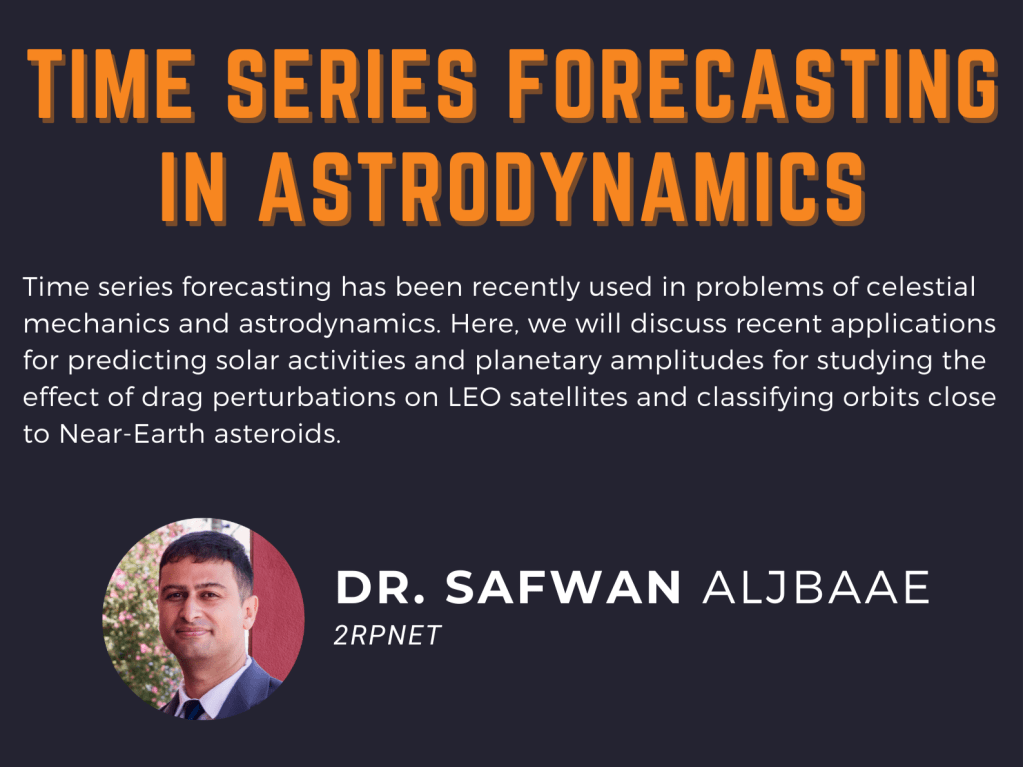 Time series forecasting in&nbsp;astrodynamics